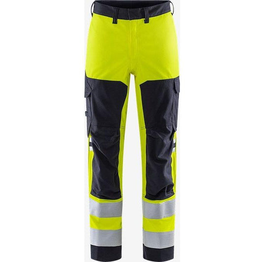 129517 Flamestat Stretch bukse 2161 ATHF, HiVis gul kl 2, Fristads